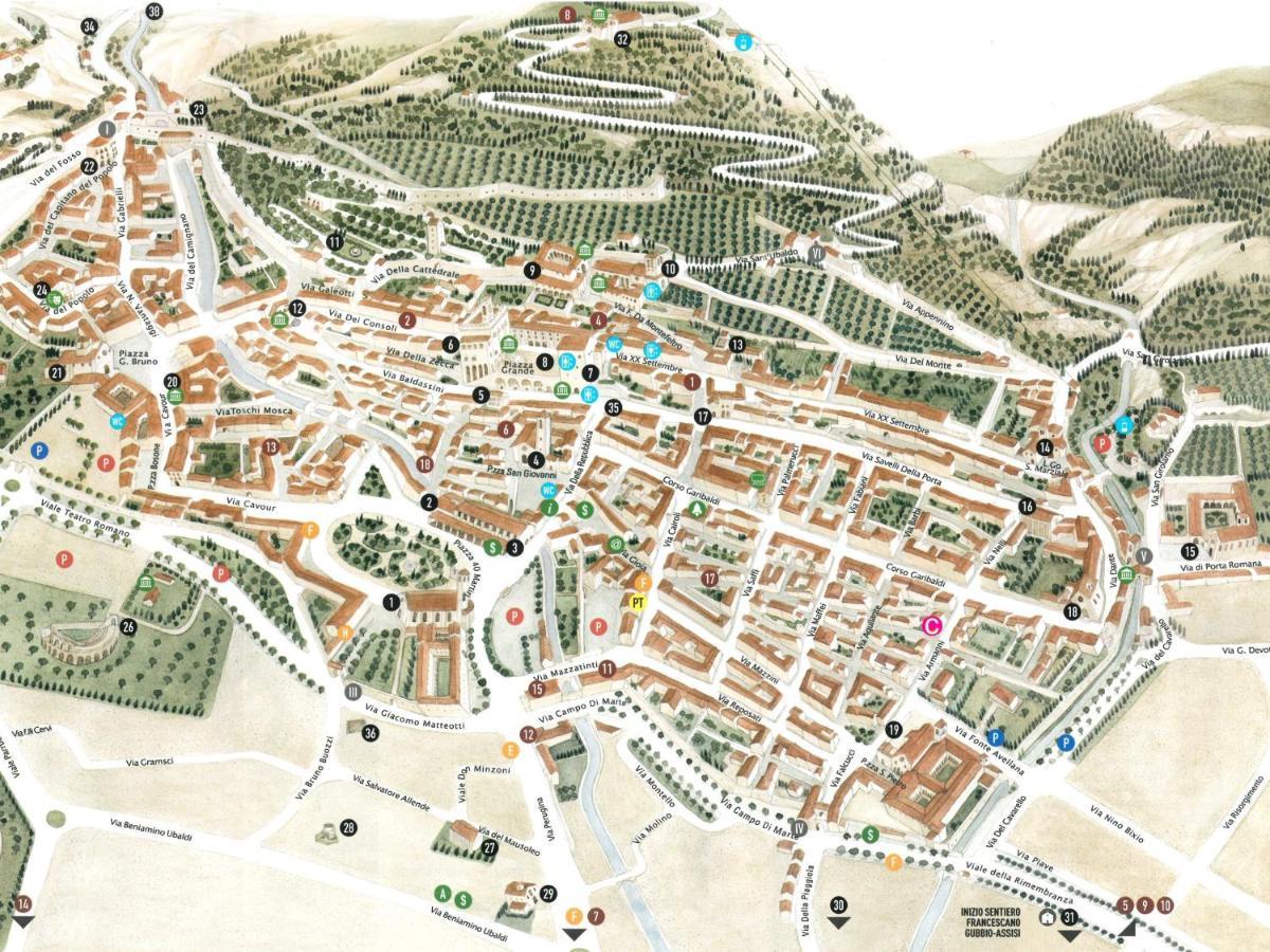 شقة Casa Armanni - La Tua Casa Di Pietra غوبيو المظهر الخارجي الصورة